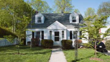 Exterior shot of a house with maintained home components to maximize their lifespan.